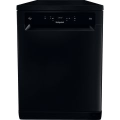 Hotpoint HFC3C26WCBUK Full Size 14 Place Settings Black Dishwasher