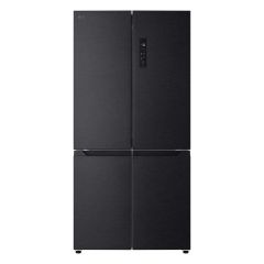 Lg Gmm42abbeh  American Style No Frost Matte Black Fridge Freezer 