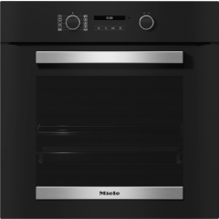 Miele H2465BP Built In Electric Single Obsidian Black Pyrolytic Oven