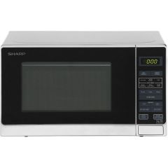 Sharp R272SLM 20 Litres 800W Digital Control Silver Solo Microwave