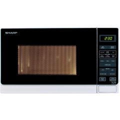 Sharp R272WM 20 Litre 800W Digital Control White Solo Microwave