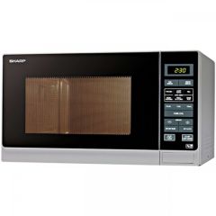 Sharp R372SLM 25 Litre 900W Silver Solo Microwave