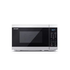 Sharp YC-MS02U-S 20 Litres 800W Digital Control Silver Solo Microwave Oven