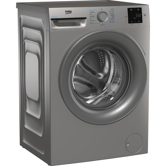 Beko BMN3WT3841S 8Kg 1400 Silver Washing Machine