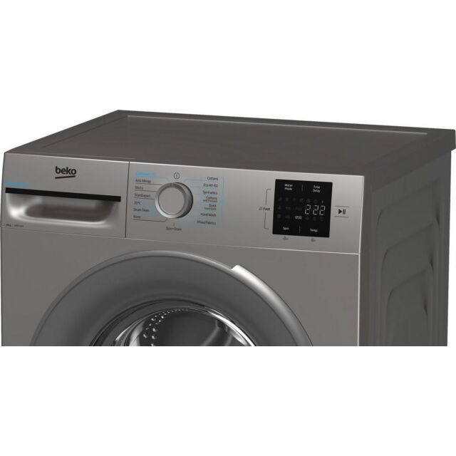 Beko BMN3WT3841S 8Kg 1400 Silver Washing Machine