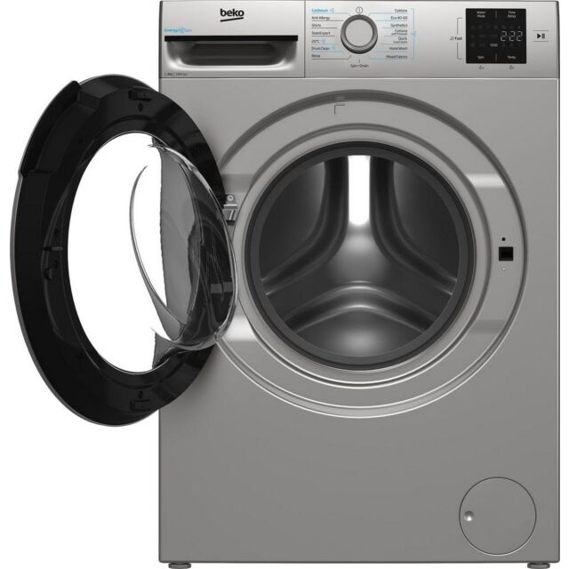 Beko BMN3WT3841S 8Kg 1400 Silver Washing Machine