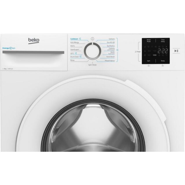 Beko BMN3WT3841W 8Kg 1400 White Washing Machine