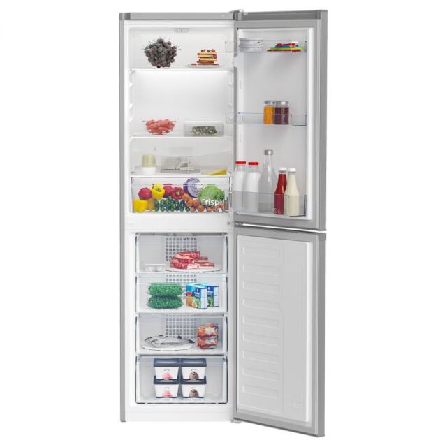 Beko CCFM4582S 54Cm 50/50 Frost Free Silver Fridge Freezer