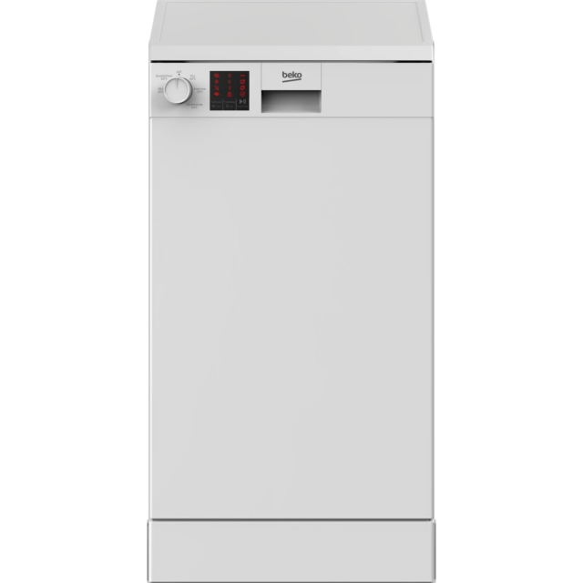 Beko DVS05C20W Slimline 10 Place Settings White Dishwasher