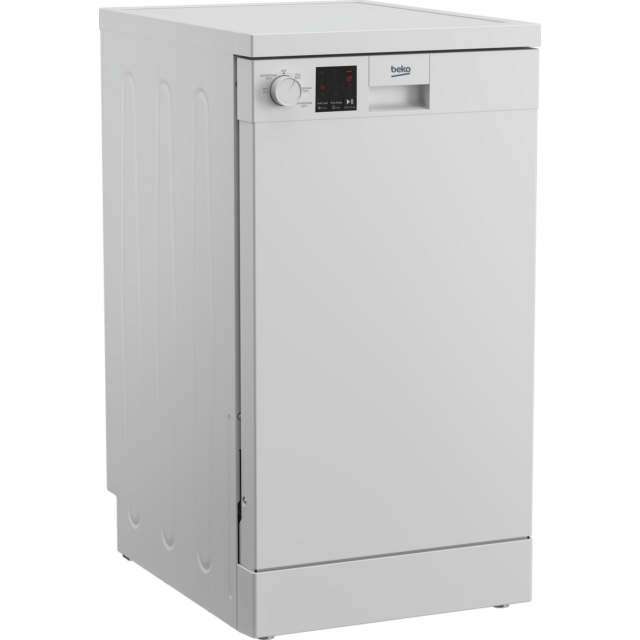 Beko DVS05C20W Slimline 10 Place Settings White Dishwasher