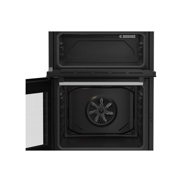 Beko EDC6731W 60Cm Electric Double Oven White With Vitroceramic Hob
