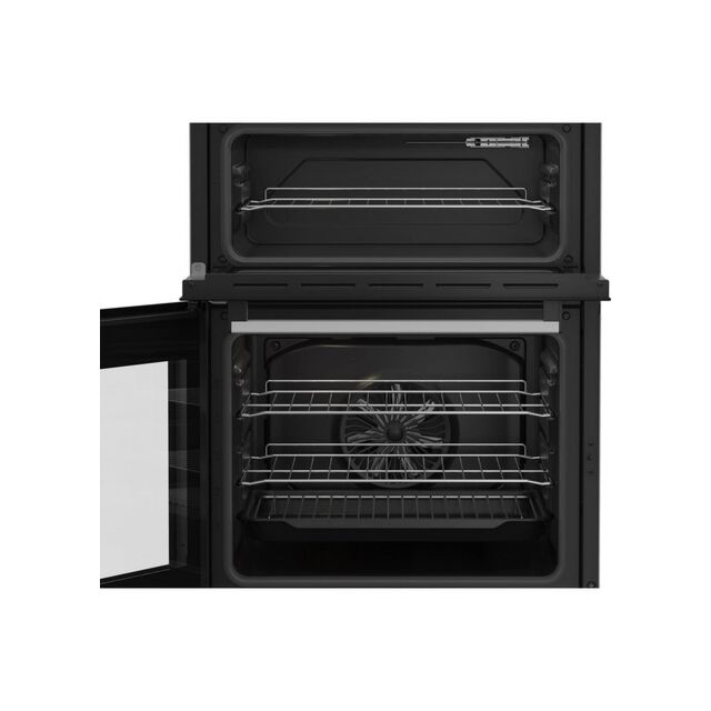 Beko EDC6731W 60Cm Electric Double Oven White With Vitroceramic Hob