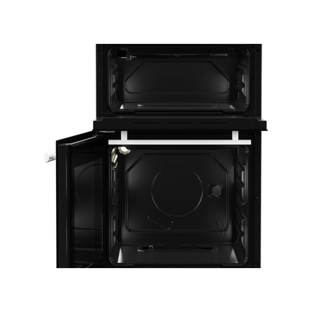 Beko EDG507W 50Cm Gas Twin Cavity White Cooker