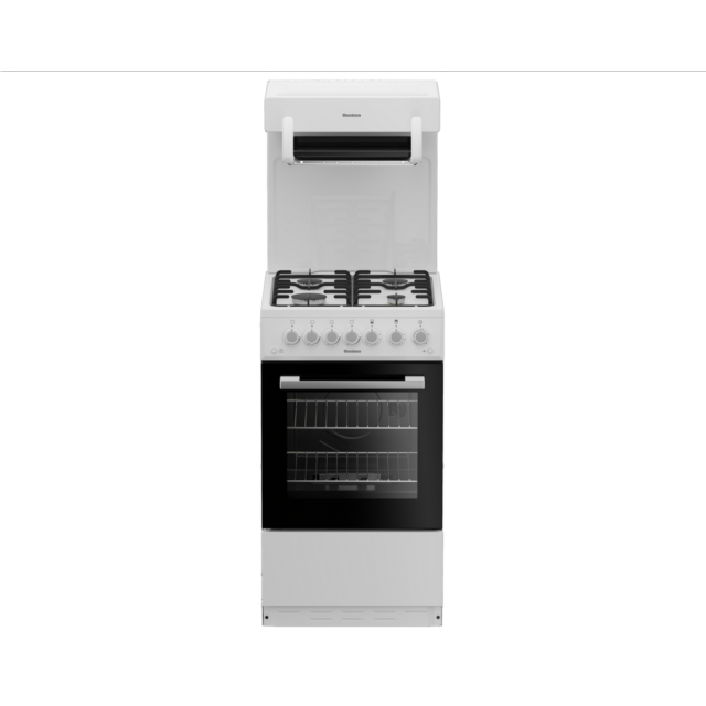 Blomberg GGS9151W 50Cm Gas Single Eye Level Grill White Cooker