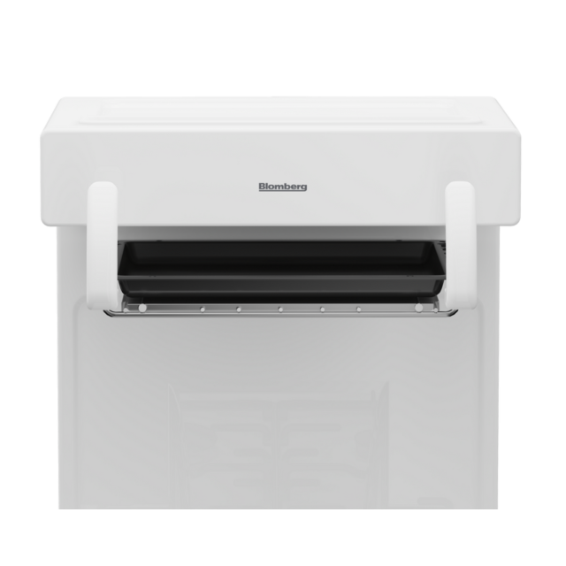 Blomberg GGS9151W 50Cm Gas Single Eye Level Grill White Cooker