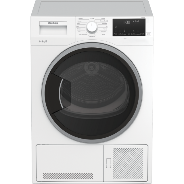 Blomberg LTK38020W 8Kg Condenser Sensor Dry White Tumble Dryer