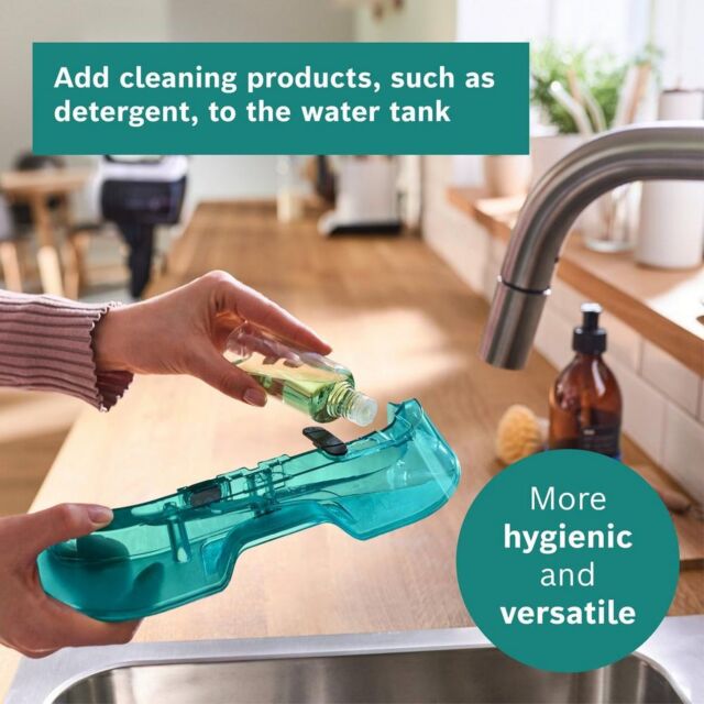 Bosch BCS71HYGGB Aqua Vacuum & Mop - 40 Minutes Run Time - White
