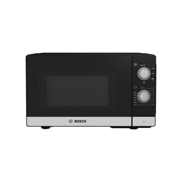 Bosch FFL020MS2B 20 Litres 800W Manual Control Black Solo Microwave