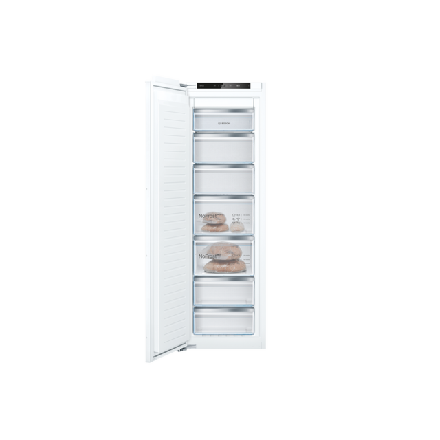 Bosch GIN81VEE0G Integrated Tall No Frost Freezer 