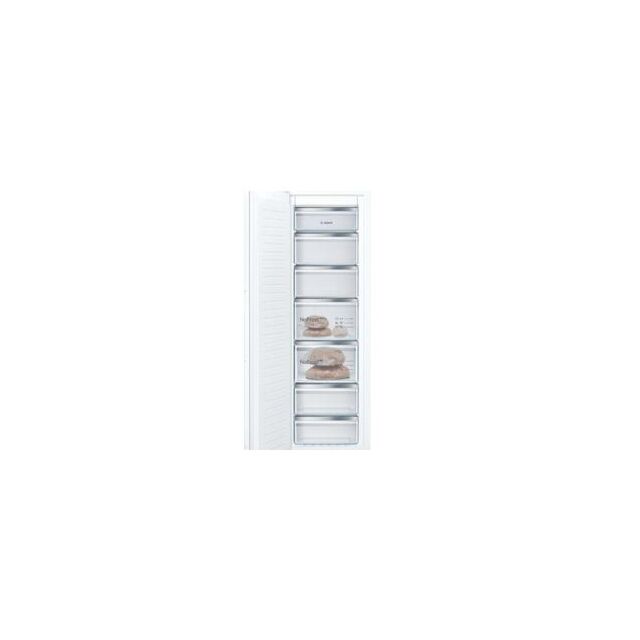 Bosch GIN81VEE0G Integrated Tall No Frost Freezer 