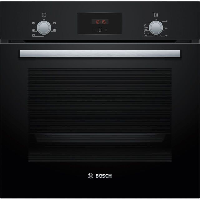 Bosch HHF113BA0B Built In Electric Single Black Oven