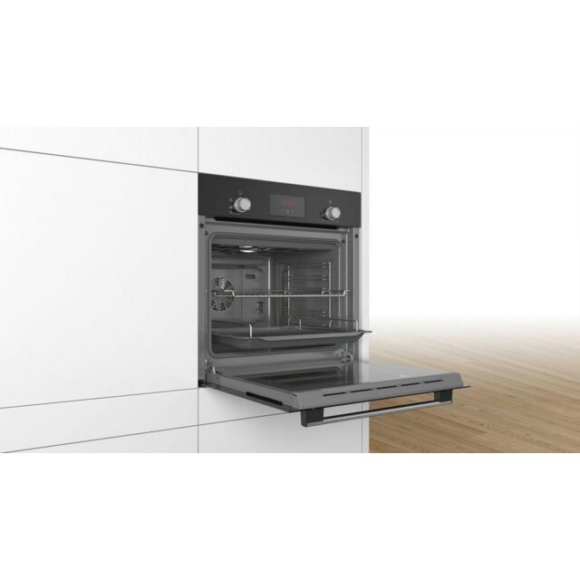 Bosch HHF113BA0B Built In Electric Single Black Oven