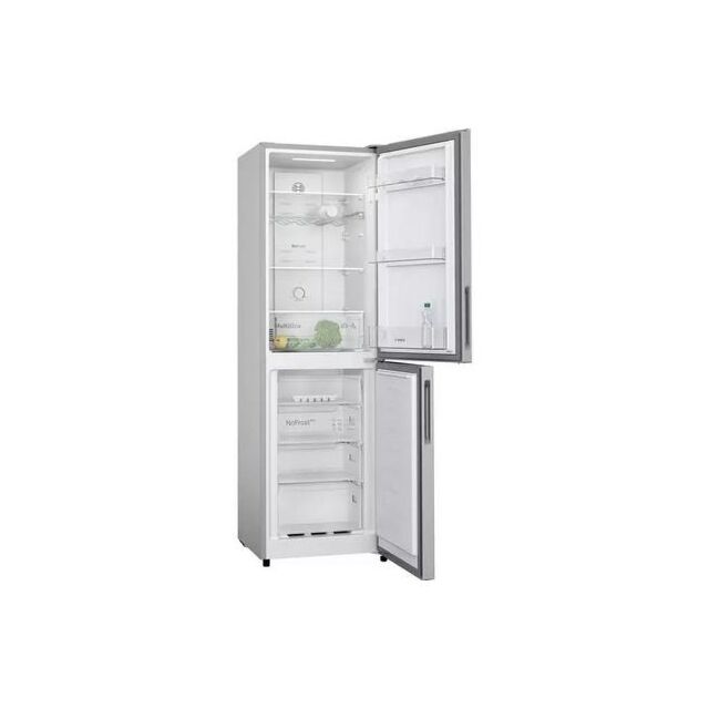 Bosch KGN27NLEAG 55Cm 50/50 Frost Free Silver Fridge Freezer