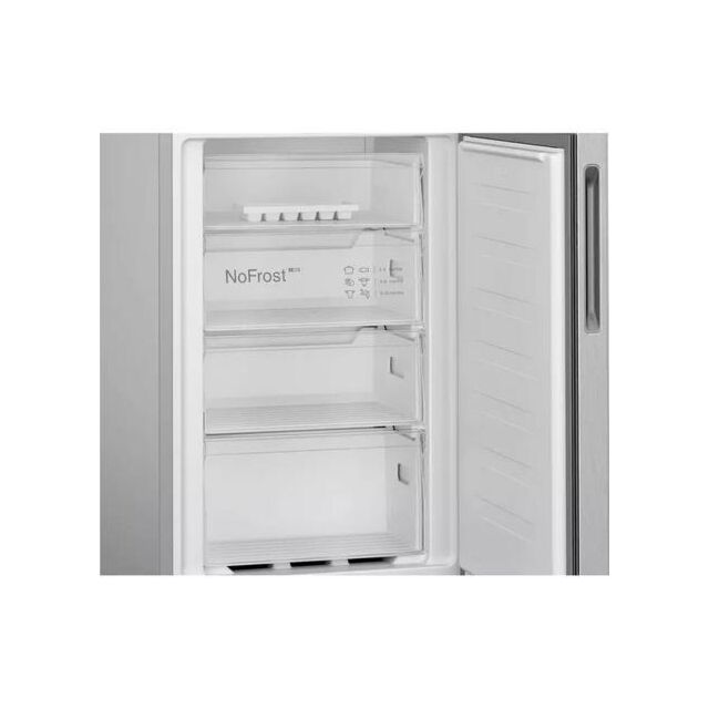 Bosch KGN27NLEAG 55Cm 50/50 Frost Free Silver Fridge Freezer