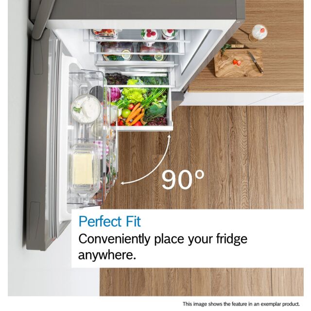 Bosch KGN33NWEBG 60Cm 60/40 Frost Free White Fridge Freezer