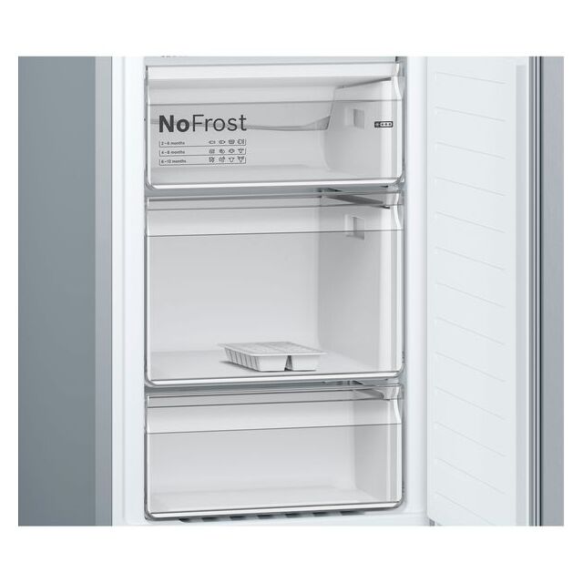 Bosch KGN34NLEAG 60Cm 50/50 Frost Free Stainless Steel Effect Fridge Freezer 