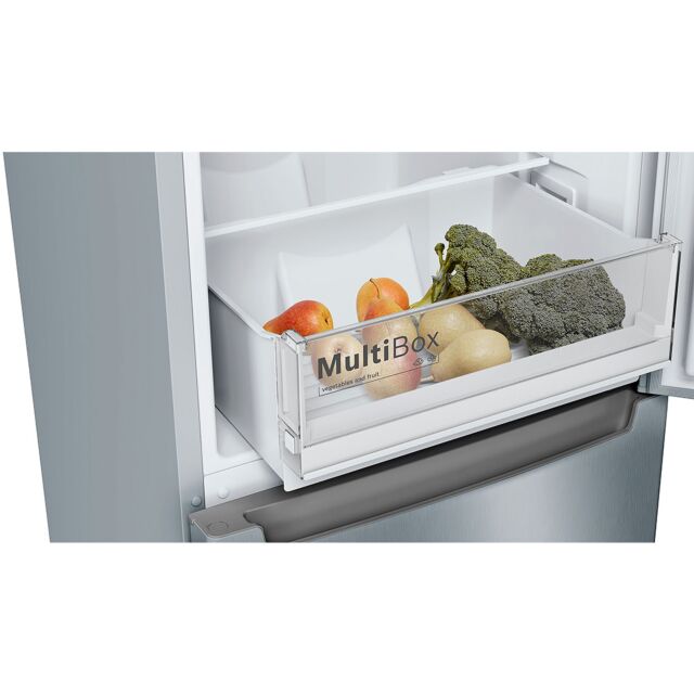 Bosch KGN34NLEAG 60Cm 50/50 Frost Free Stainless Steel Effect Fridge Freezer 