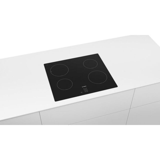 Bosch PUG61RAA5B 59.2Cm Frameless Induction Black Hob With Touch Control