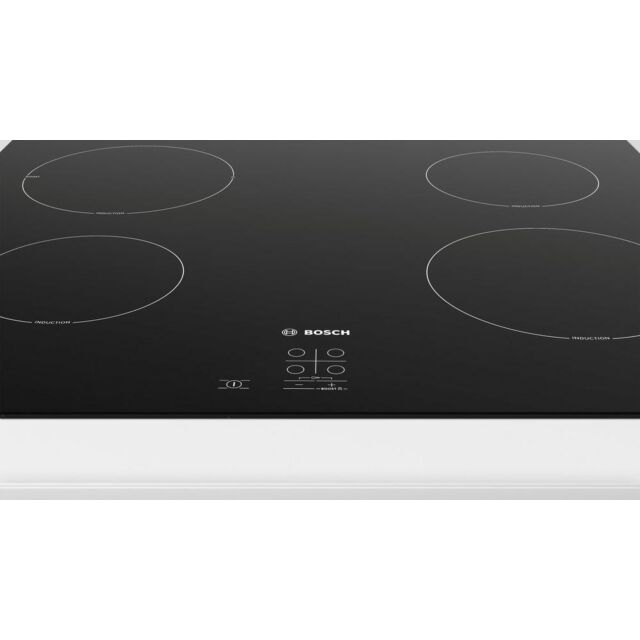 Bosch PUG61RAA5B 59.2Cm Frameless Induction Black Hob With Touch Control