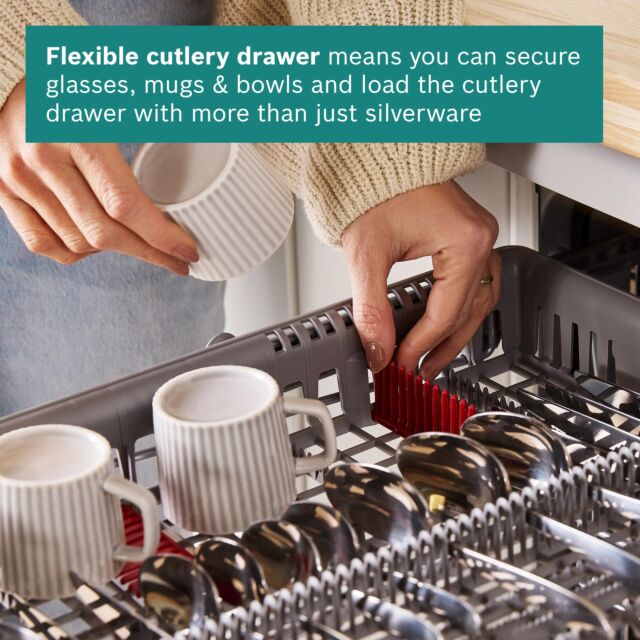 Bosch SMH4HVX14G Full Size Integrated 14 Place Settings Dishwasher