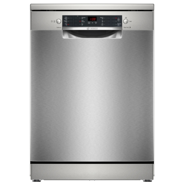 Bosch SMS26AI08G Full Size 12 Place Settings Brushed Steel Dishwasher
