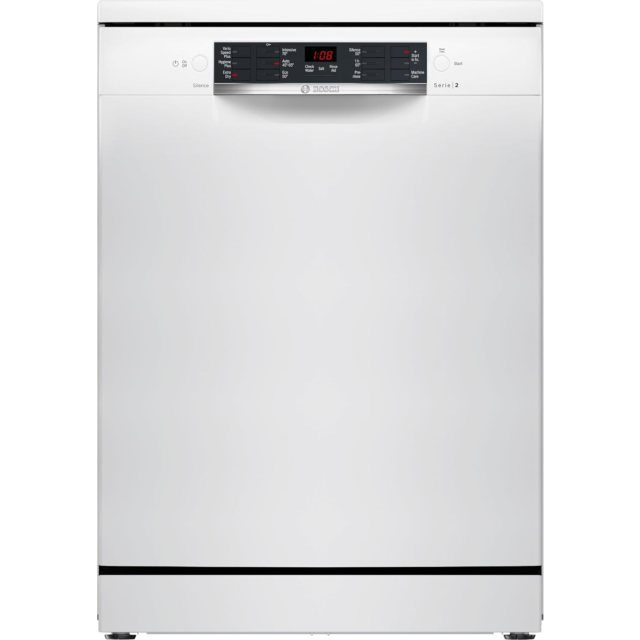 Bosch SMS26AW08G Full Size 12 Place Settings White Dishwasher