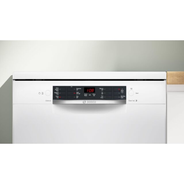 Bosch SMS26AW08G Full Size 12 Place Settings White Dishwasher