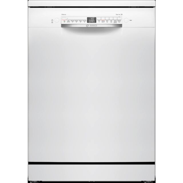 Bosch SMS2HVW06G Full Size 14 Place Settings White Dishwasher