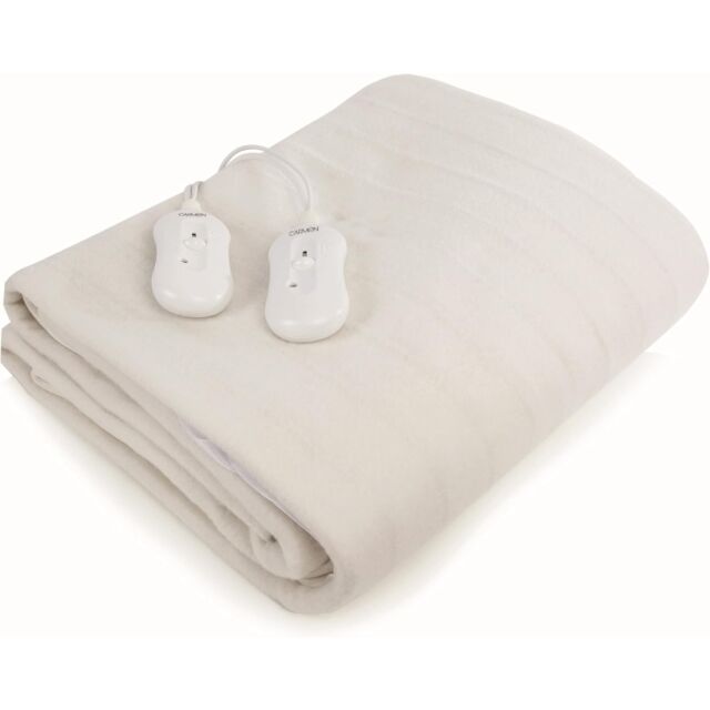 Carmen C81191 King, Double Control Fitted Washable Electric Blanket