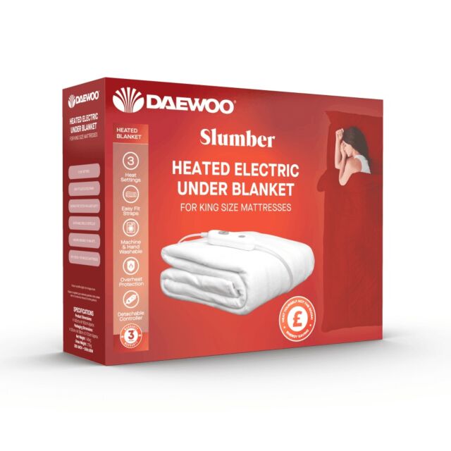 Daewoo HEA1910GE King, Single Controller Heated Under Blanket