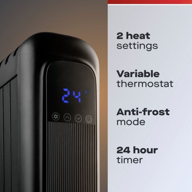 Daewoo HEA1980GE 2Kw Oil Free Eco Radiator