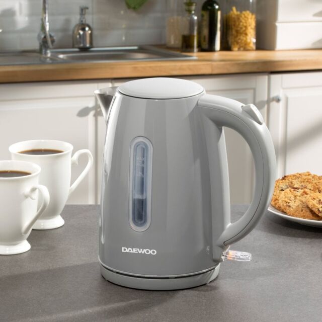 Daewoo SDA2592GE 3Kw 1.7 Litres Kensington Grey Jug Kettle