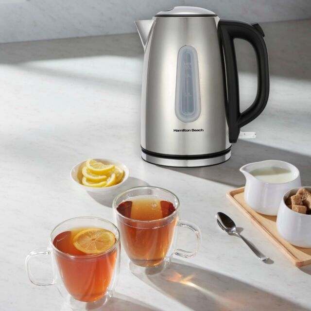 Hamilton Beach HB01402B 3Kw 1.7 Litres Brushed Stainless Steel Jug Kettle
