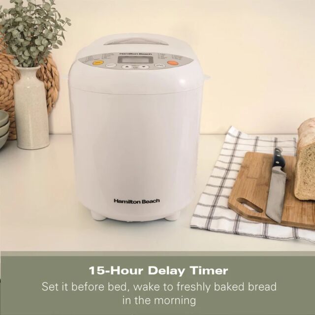 Hamilton Beach HB8103BMW Essential Quickbake 19-In-1 Automatic Bread Maker