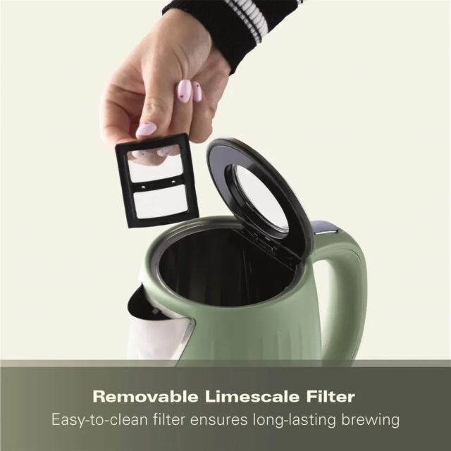 Hamilton Beach HBK012M 3Kw 1.7 Litres Harmony Matcha Green Jug Kettle