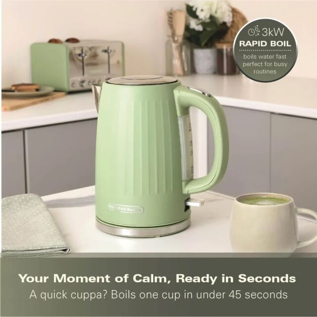 Hamilton Beach HBK012M 3Kw 1.7 Litres Harmony Matcha Green Jug Kettle