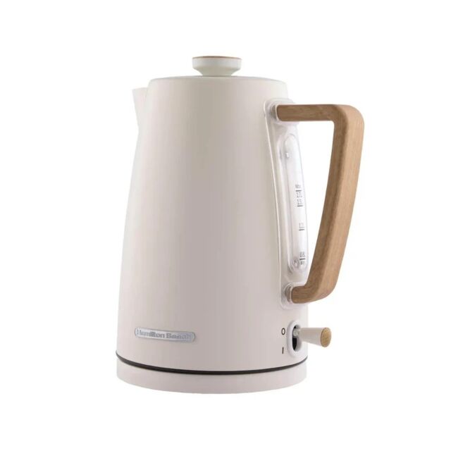 Hamilton Beach HBK01MC 3Kw 1.7 Litres Scandi Matte Cream Kettle