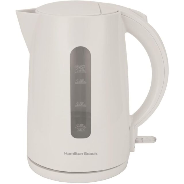 Hamilton Beach HBK1301W 3Kw 1.7 Litres Essentials White Kettle