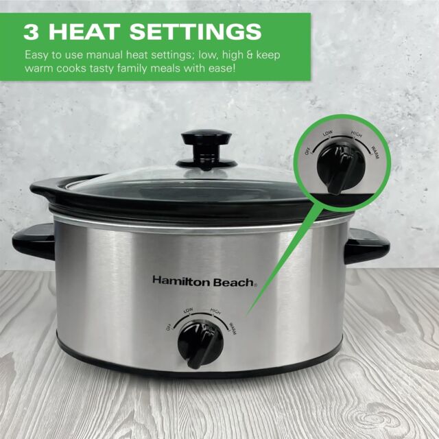 Hamilton Beach HBSC040S 3.5 Litre Slow Cooker
