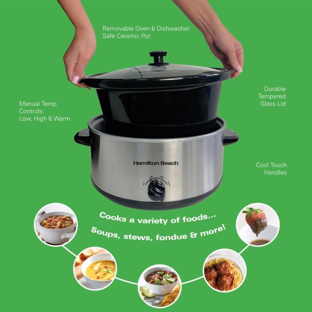 Hamilton Beach HBSC040S 3.5 Litre Slow Cooker